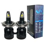 Par de Lampadas Ultra Led Vision F76000k 12v 10000 Lumens Encaixe H4