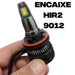 Par de Lampadas Ultra Led Vision F76000k 12v 10000 Lumens Encaixe 9012