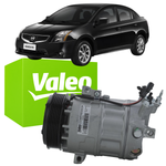 Compressor Sentra 2.0 Flex 16v 2010 A 2015 6pk 115mm Valeo