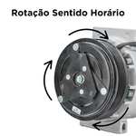 Compressor Sentra 2.0 Flex 16v 2010 A 2015 6pk 115mm Valeo