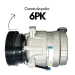 Compressor De Ar Corsa 1.0 1.4 1.6 94 95 96 97 98 Valeo