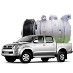 Compressor Hilux 2.5 2.7 Diesel 2005 A 2011 7pk 120mm Valeo