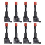 Kit 8 Bobina Ignição Honda Fit 1.4 8v Dianteira Traseira