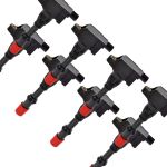 Kit 8 Bobina Ignição Honda Fit 1.4 8v Dianteira Traseira