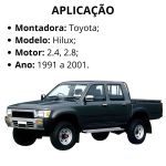 Alternador Com Bomba de Vácuo 55A Toyota Hilux 2.4 2.8 Aspirado