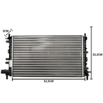 Radiador Valeo Ford Escort Verona Vw Longus Pointer 93 a 96