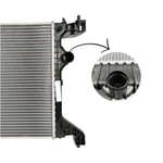 Radiador Valeo Gm Cobalt Onix Prisma Spin 2012 a 2016 Automatico