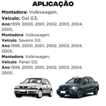 Par Farol Arteb Gol Saveiro Parati G3 H7 H1 Mascara Negra Foco Duplo