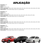 Radiador Valeo Vw Gol Saveiro Voyage Fox Polo 2009 a 2016