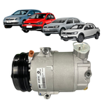 COMPRESSOR VALEO VW GOL SAVEIRO VOYAGE FOX POLO G5 G6 1.0 1.6 2008 A 2016 (812614)
