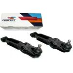 Par Bandejas Suspensão Inferior Dianteira Chery Qq 1.1 Com Bucha Pivô