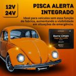 Jogo De Luzes Farol Barra Limpa Alterna Pisca Alerta Zendel