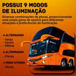 Jogo De Luzes Farol Barra Limpa Alterna Pisca Alerta Zendel