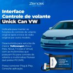 Interface Controle Volante Zendel Unick Can Vw Modelo Zd Ucv