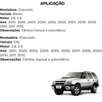 COMPRESSOR DE AR DENSO BLAZER S10 2001 A 2012 (YN437190-0631RC)