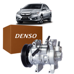 Compressor denso honda city fit 2014 a 2017 manual e automatico