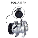 Compressor denso honda city fit 2014 a 2017 manual e automatico