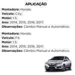 Compressor denso honda city fit 2014 a 2017 manual e automatico