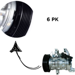 Compressor 6 Pk Denso Hr-v Touring Lx Ex Exl 1.8 2015 a 2021