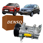 Compressor Denso Fiat Bravo Doblo Grand Siena Idea Linea Palio Punto Siena Strada 1.6 1.8 2011 a 2016
