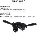 Chave De Seta Ecosport 2003 A 2012 Fiesta 2004 A 2010 Kostal