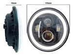 Farol Angel Eyes Led + Suporte Defender Constelation Jeep