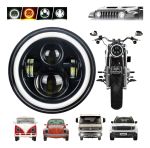 Farol Angel Eyes Led + Suporte Defender Constelation Jeep