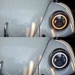 Farol Angel Eyes Led + Suporte Defender Constelation Jeep