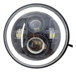 Farol Angel Eyes Led + Suporte Defender Constelation Jeep