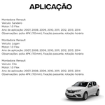 Compressor Delphi Renault Clio Logan Sandero 1.0 2007 a 2014