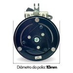 COMPRESSOR MAHLE VW FOX CROSSFOX E POLO 1.0 1.6 2003 A 2007 (ACP213000P)