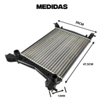 Radiador Valeo Fiat Uno Palio Grand Siena Mobi 1.0 1.4 1.6 2010 A 2016