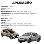 Radiador Visconde Toyota Etios 1.3 1.5 2017 A 2020 Automatico