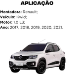 Válvula Termostática Completa Kwid 1.0 L3 2017 a 2021 Mte