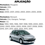 Polia Engrenagem do Virabrequim Aplic 206 Clio Kangoo Twing 97 A 2016