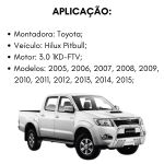 Turbo Compressor Toyota Hilux Pitbull 3.0 1KD-FTV 2005 2008 2010 2012 2015