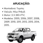 Turbo Compressor Toyota Hilux Pitbull 2.5 2KDFTV 2005 a 2015