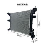 Radiador Eurus Fiat Strada 1.3 2020 2021 2022 2023 Manual