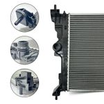 Radiador Eurus Fiat Strada 1.3 2020 2021 2022 2023 Manual