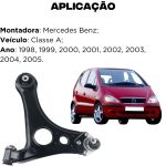 Bandeja Classe A 160/190 1998 A 2005 Dianteiro Lado Esquerdo