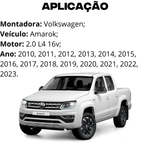 Sensor Temperatura Gases Escapamento Amarok 2.0 2010 a 2023 Mte