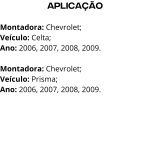 Chave De Seta Celta Prisma 2006 a 2009 Original Kostal