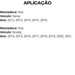Chave De Seta Kostal Strada Siena 2014 a 2021 Com Trip e Airbag