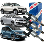 Kit 3 Bico Injetor Vw Golf Virtus Up Tiguan Polo Nivus T-Cross Taos 2015 a 2025 Bosch