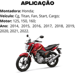 Filtro De Ar Cg Titan Fan Start Cargo 125 150 160 2014 a 2022 Wega