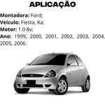 Cabeçote Zetec Rocam Gasolina Fiesta Ka 1.0 8v 1999 a 2006 Frontier