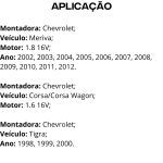 ENGRENAGEM DO VIRABREQUIM MERIVA CORSA TIGRÁ (APL247)
