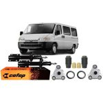 Kit Completo Par Amortecedor Coxim Rolamento Batente Coifa Dianteiro Esquerdo Direito Jumper Ducato Boxer