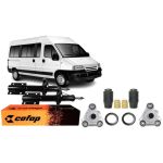 Kit Completo Par Amortecedor Coxim Rolamento Batente Coifa Dianteiro Esquerdo Direito Jumper Ducato Boxer