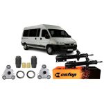 Kit Completo Par Amortecedor Coxim Rolamento Batente Coifa Dianteiro Esquerdo Direito Jumper Ducato Boxer